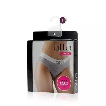Женские трусы Atto Basic Slip , Серый , L