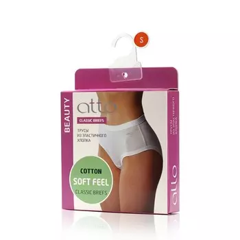 Женские трусы Atto Beauty Classic Briefs , Черный , S