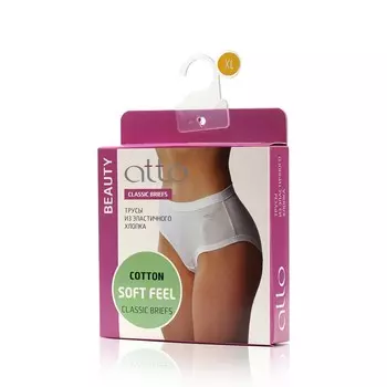 Женские трусы Atto Beauty Classic Briefs , Черный , XL