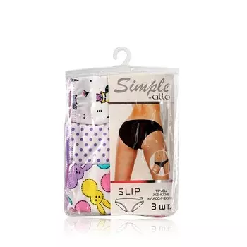 Женские трусы - слипы Atto Simple L , 3шт