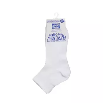 Женские укороченные носки Good Socks C1218 Белый р.23-25