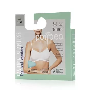 Женский бюстгалтер из микрофибры Pompea , Аквамариновый , L/XL