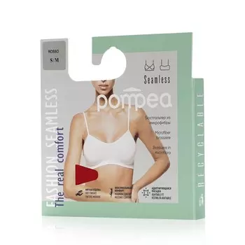 Женский бюстгалтер из микрофибры Pompea , Красный , S/M