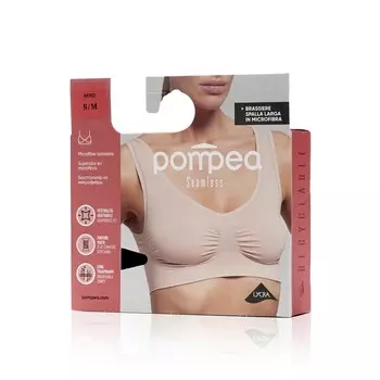 Женский бюстгалтер Pompea Seamless Comfort , Nero , S/M