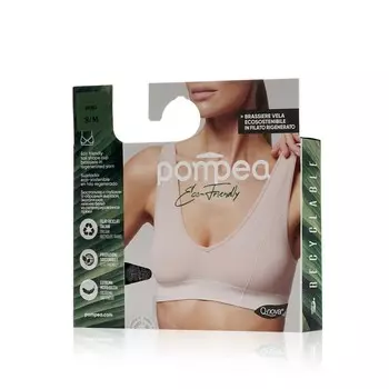 Женский бюстгалтер Pompea Vela Eco Friendly , Nero , S/M