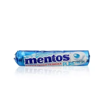 Жевательная резинка Mentos Pure Fresh " Свежая мята " 15,5г