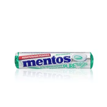 Жевательная резинка Mentos Pure White " Нежная мята " 15,5г