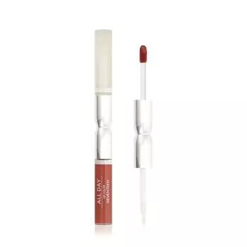 Жидкая стойкая помада - блеск для губ Seven7een All Day Lip Color & Top Gloss 04 6мл