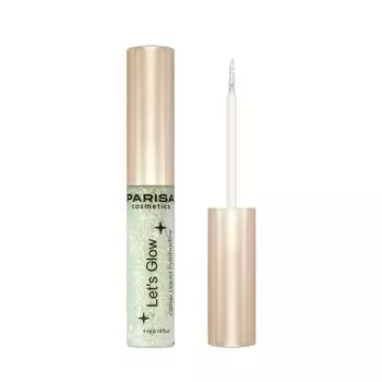 Жидкие тени для век с глиттером Parisa Cosmetics Let's Glow 03 4мл
