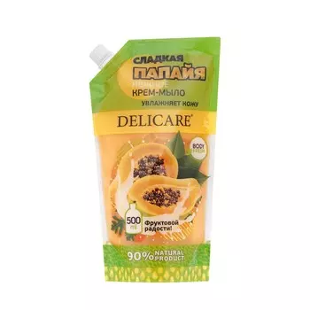 Жидкое мыло Delicare Арома " Папайя " дой-пак 500мл