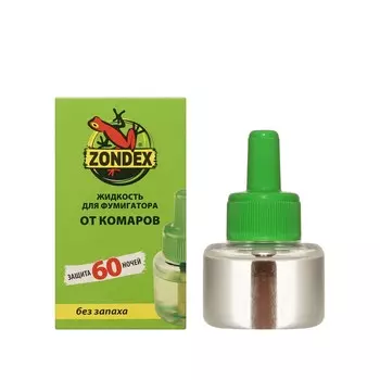 Жидкость для фумигатора от комаров Zondex 60 ночей 40мл