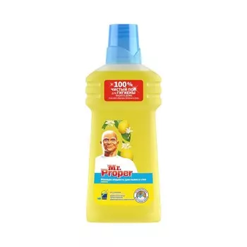 Жидкость Mr.Proper для мытья полов и стен " Лимон " 500мл