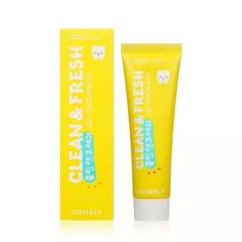 Зубная паста Consly Clean&Fresh с экстрактом мёда и лемонграсса 105г