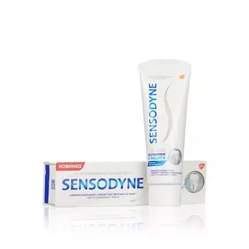 Зубная паста Sensodyne отбеливающая " восстановление и защита " 75мл