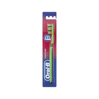 Зубная щетка Oral-B Классик 1.2.3 средняя