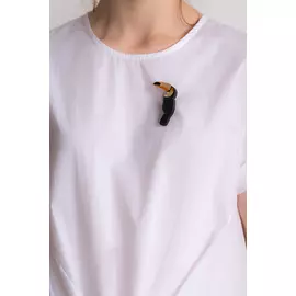 Брошь ORGALICA "Тукан" (One Size)