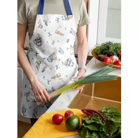 Фартук рогожка "Зайчики"