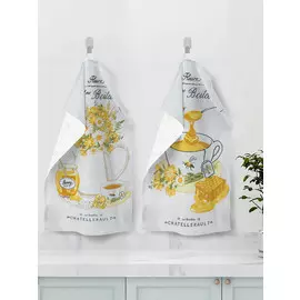 Комплект махровых полотенец "Медовый Чай"