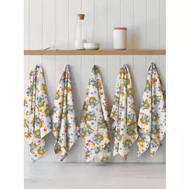 Комплект полотенец рогожка "Пасхальная корзина"