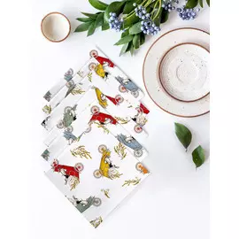 Комплект салфеток "Зайцы"