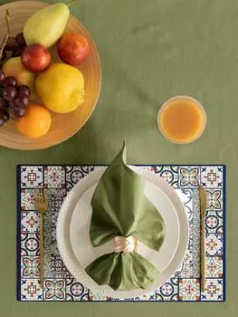 Комплект сервировочных салфеток (плейсматов) "Азулежу"
