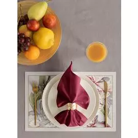 Комплект сервировочных салфеток (плейсматов) "Душистый пион"
