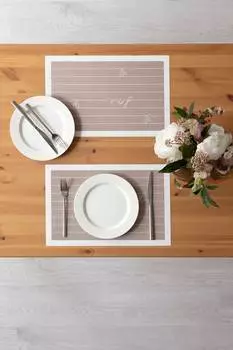 Комплект сервировочных салфеток (плейсматов) "Love"