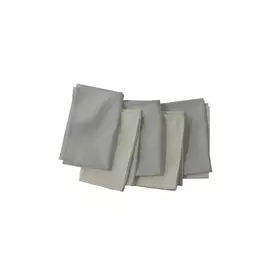 Комплект вафельных полотенец "Basic", светло-серый/бежевый