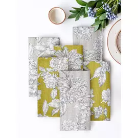 Комплект вафельных полотенец "Bottega Verde"