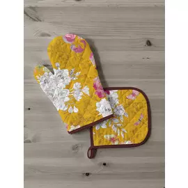 Кухонный комплект (прихватка + прихватка-рукавица) "Arancia di Capri"