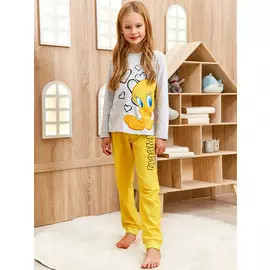 Пижама Looney Tunes Серый меланж