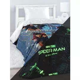 Покрывало стеганое "Человек Паук" Neon, Доктор Стрэндж и Человек Паук