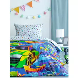 Постельное белье "Неоновая машина"