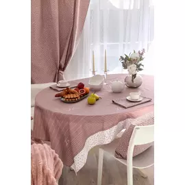 Скатерть рогожка "Love"