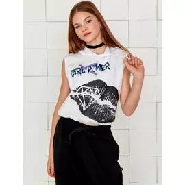 Топ Soft lines, белый