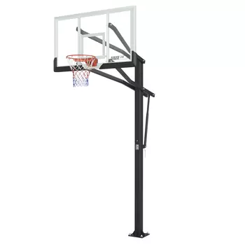 Баскетбольная стойка стационарная UNIX Line B-Stand-TG PRO 72"x42" R45 H230-305 см