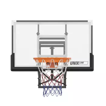 Баскетбольный щит регулируемый UNIX Line B-Backboard-PC 50"x32" R45