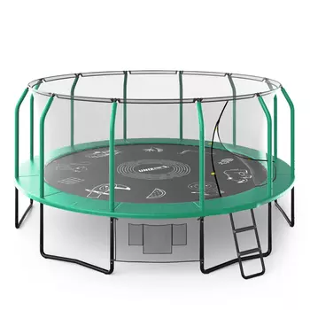 Батут UNIX Line SUPREME GAME 16 ft (Green)