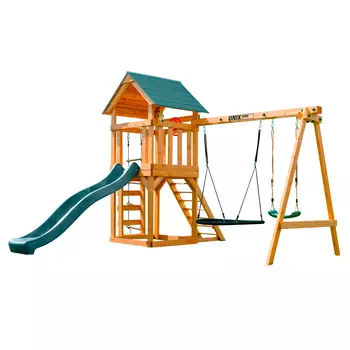 Детский игровой комплекс UNIX Kids (6 in 1) Dark Green