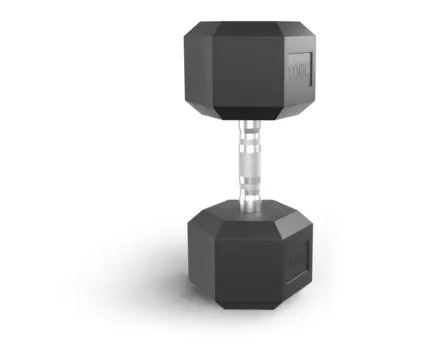 Гантель гексагональная UNIX Fit обрезиненная 30 кг / шт.