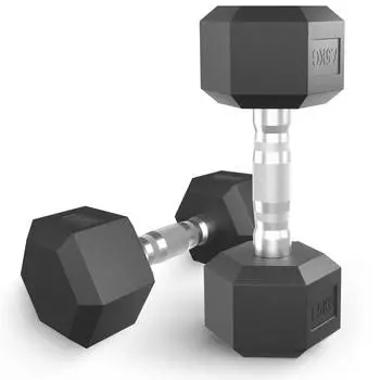 Гантель гексагональная UNIX Fit обрезиненная 7,5 кг / шт.