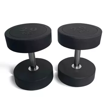 Гантель UNIX Fit PRO круглая обрезиненная 20 кг / шт.