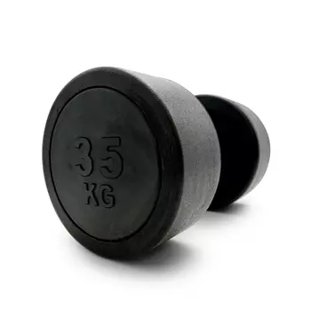 Гантель UNIX Fit PRO круглая обрезиненная 35 кг / шт.