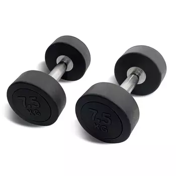 Гантель UNIX Fit PRO круглая обрезиненная 7,5 кг, 1 шт.