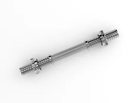 Гриф гантельный UNIX Fit 35 см / 25 мм Chrome