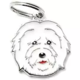 Адресник My Family Friends Болонка (2,5 х 2,5 см, )