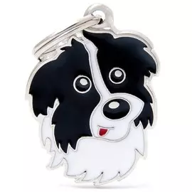 Адресник My Family Friends Бордер-колли (2,5 х 2,5 см, )