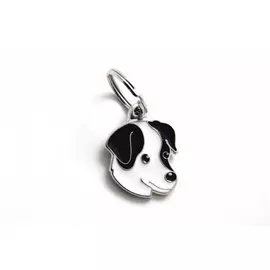 Адресник My Family Friends Джек-рассел-терьер (2,5 х 2,5 см, Черный)