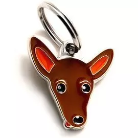 Адресник My Family Friends Пинчер (2,5 х 2,5 см, Коричневый)