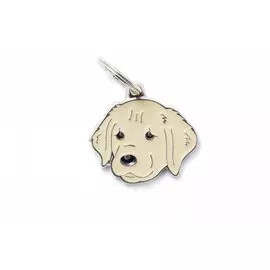 Адресник My Family Friends Золотой ретривер (2,5 х 2,5 см, )